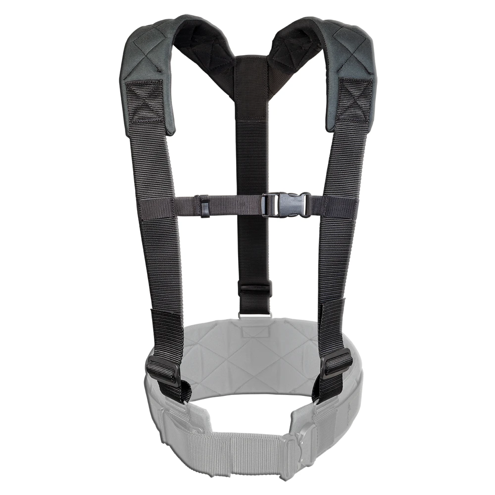 Comfort Suspenders || 3-Point || Gunmetal Grey 3 Comfort Suspenders || 3-Point || Gunmetal Grey