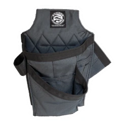 The Trim Set || Gunmetal Grey || Left Handed || Badger Toolbelt 7 The Trim Set || Gunmetal Grey || Left Handed || Badger Toolbelt -Hammerstroke Shop 432010 Gunmetal Trimmer Tool Bag Front 1000x1000 1 1