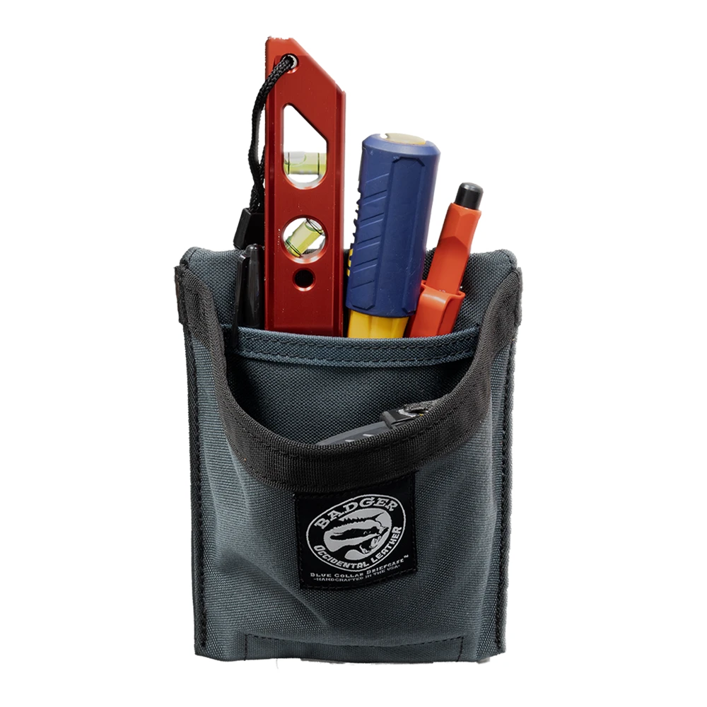 Accessory Pouch || Gunmetal Grey || Badger Toolbelts 3 Accessory Pouch || Gunmetal Grey || Badger Toolbelts