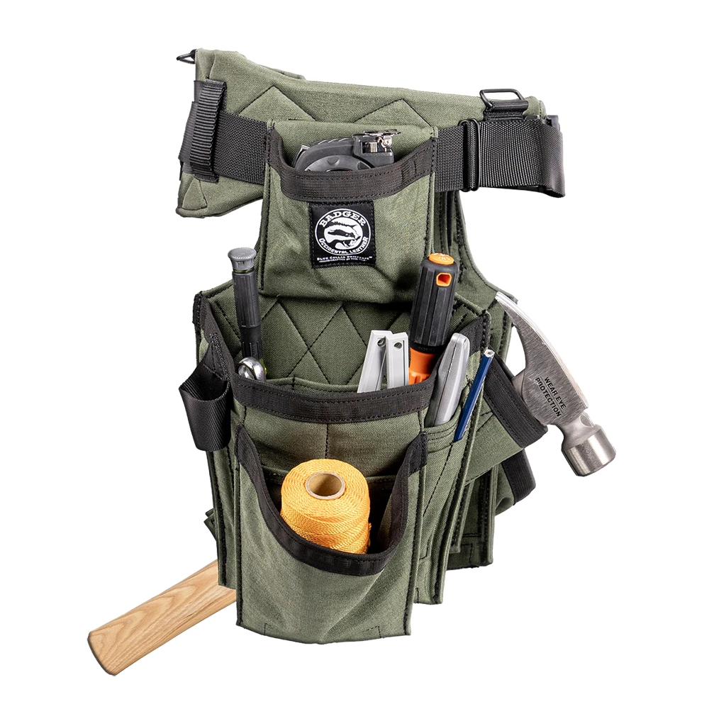 Carpenter Tool Pouch || Olive 3 Carpenter Tool Pouch || Olive