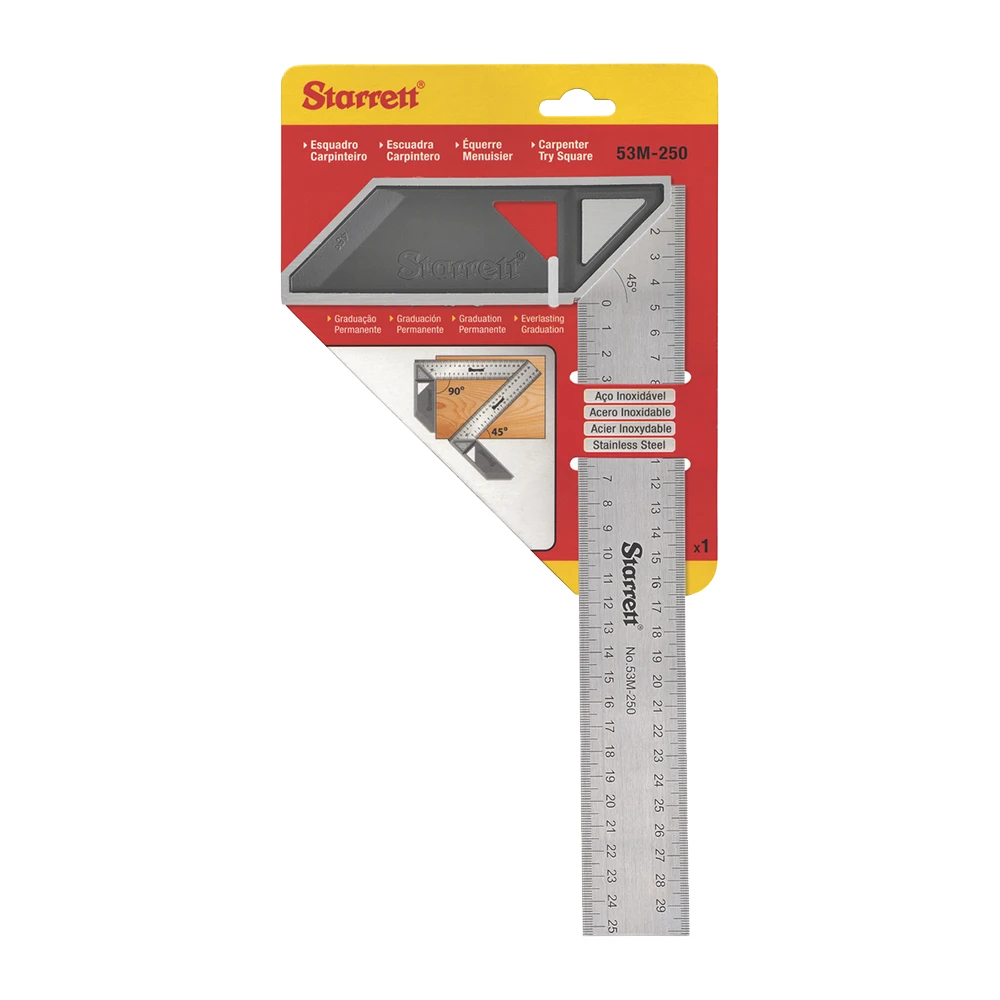 Try Square 250 Mm – 45 And 90° 3 Try Square 250 Mm – 45 And 90°