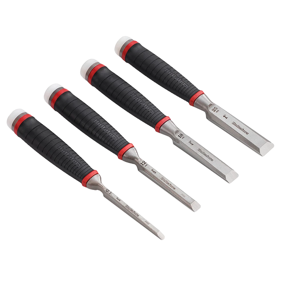 Chisel HDC Kit || 6, 12, 18 & 25 Mm || Hultafors 3 Chisel HDC Kit || 6, 12, 18 & 25 Mm || Hultafors