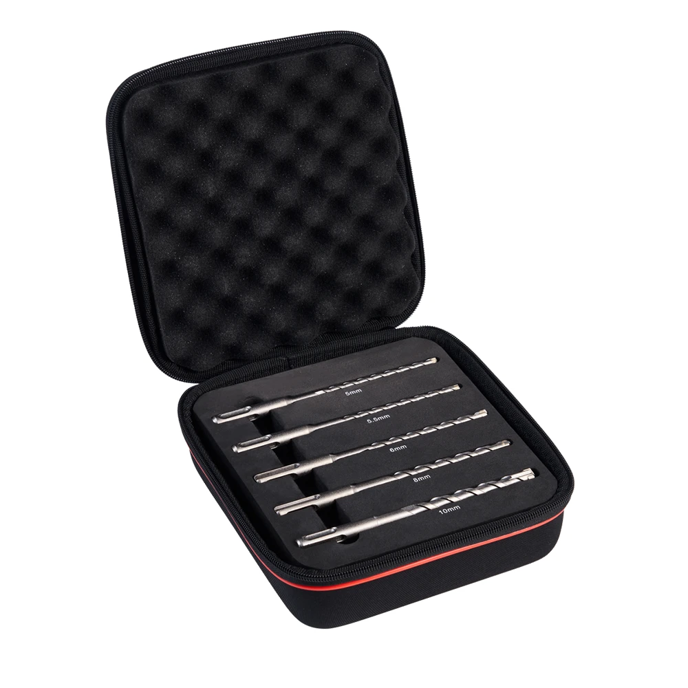 Drill Bit KIT 4-Point SDS Pluss – 5 Pcs – Starrett 3 Drill Bit KIT 4-Point SDS Pluss – 5 Pcs – Starrett