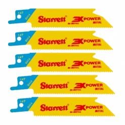Thick Metall Cutting – 5 Pcs – 100 Mm – Reciprocating Blade – Starrett