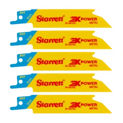 Medium Metall Cutting – 5 Pcs – 100 Mm – Reciprocating Blade – Starrett