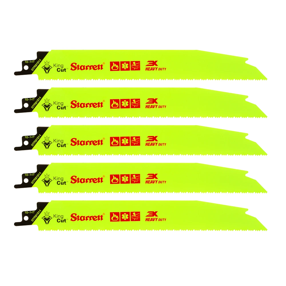 KING CUT – Demolition – 5 Pcs – 230 Mm – Reciprocating Blade – Starrett 3 KING CUT – Demolition – 5 Pcs – 230 Mm – Reciprocating Blade – Starrett